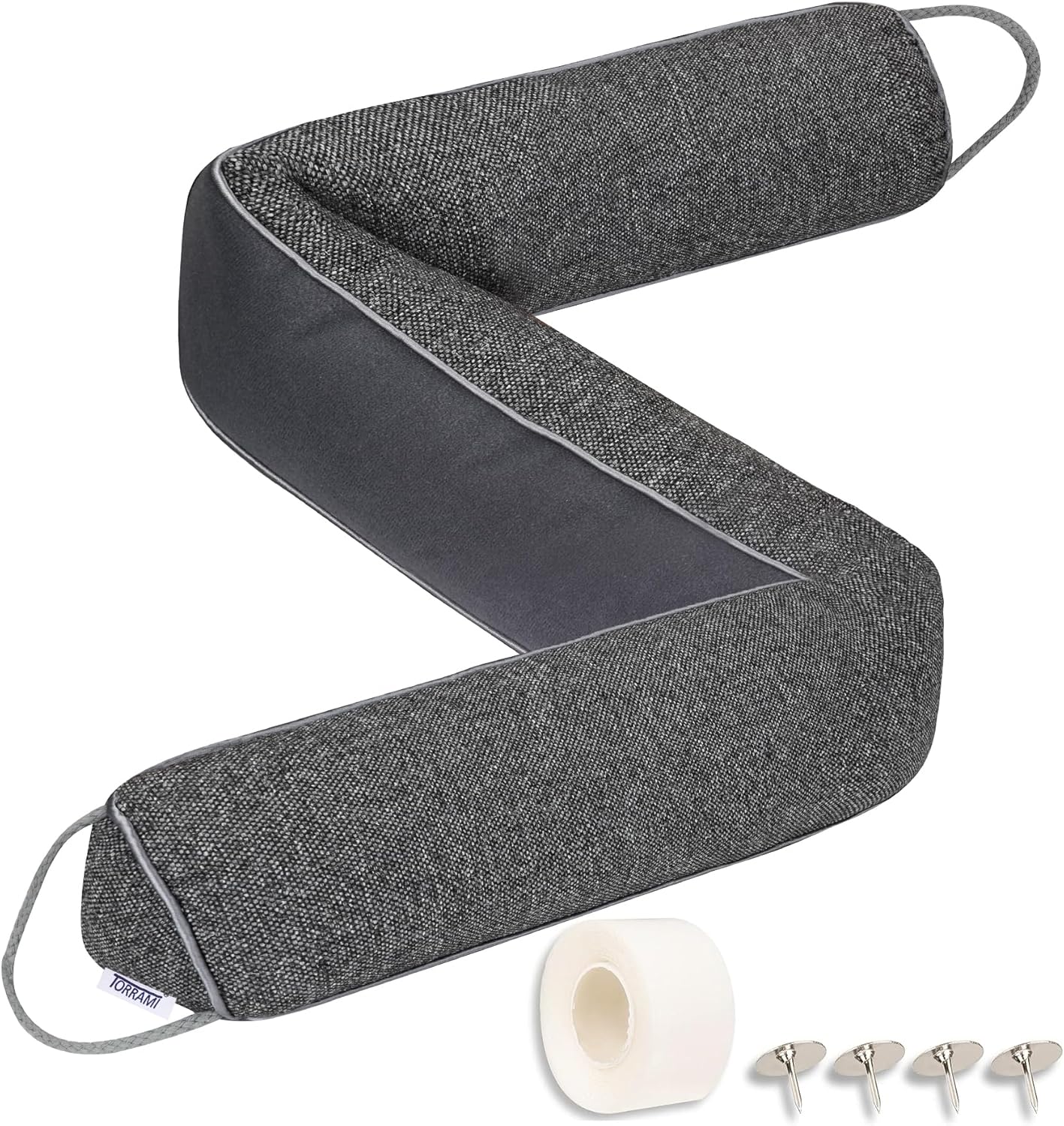 TORRAMI 32 Inch Heavy Draft Stopper Dark Gray