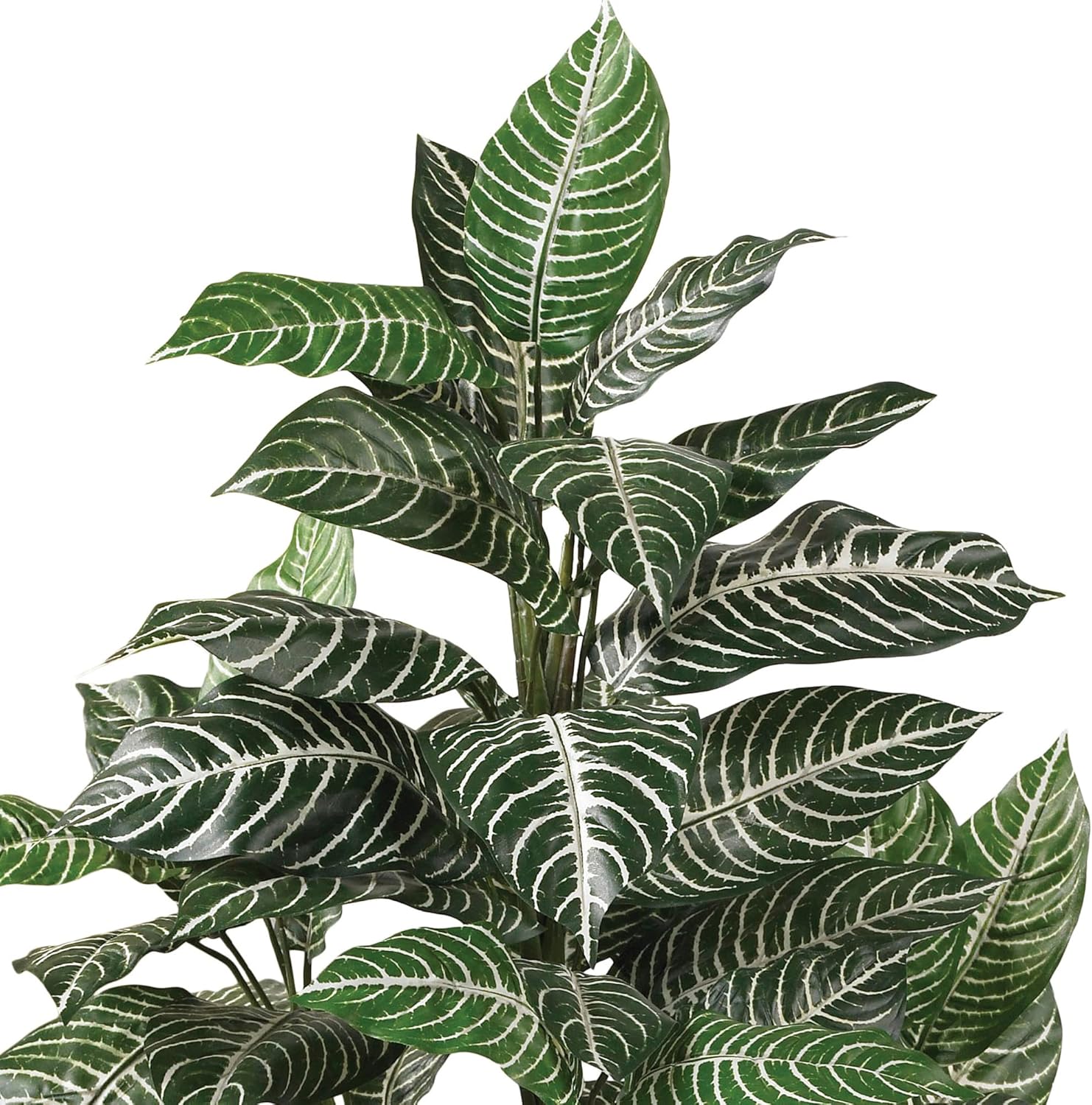 Nearly Natural 3ft Zebra Silk Plant 1