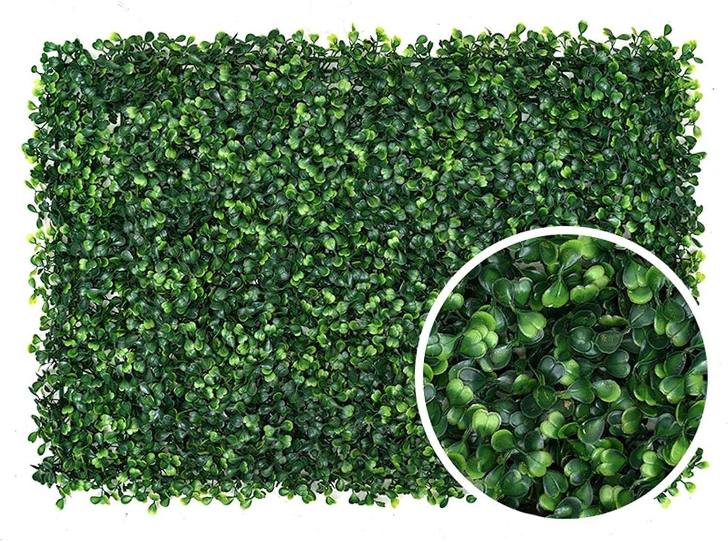 Faux Boxwood Hedge Panels 24pcs for Indoor and Outdoor Decor