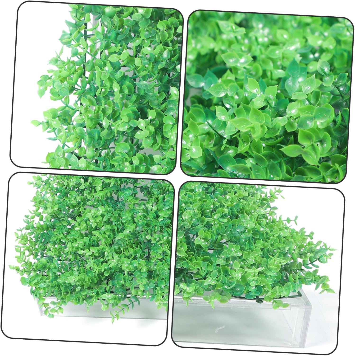 BESPORTBLE Artificial Plant Wall Decor Panel for Indoor Outdoor Privacy Greenery Fence and Room Decor
