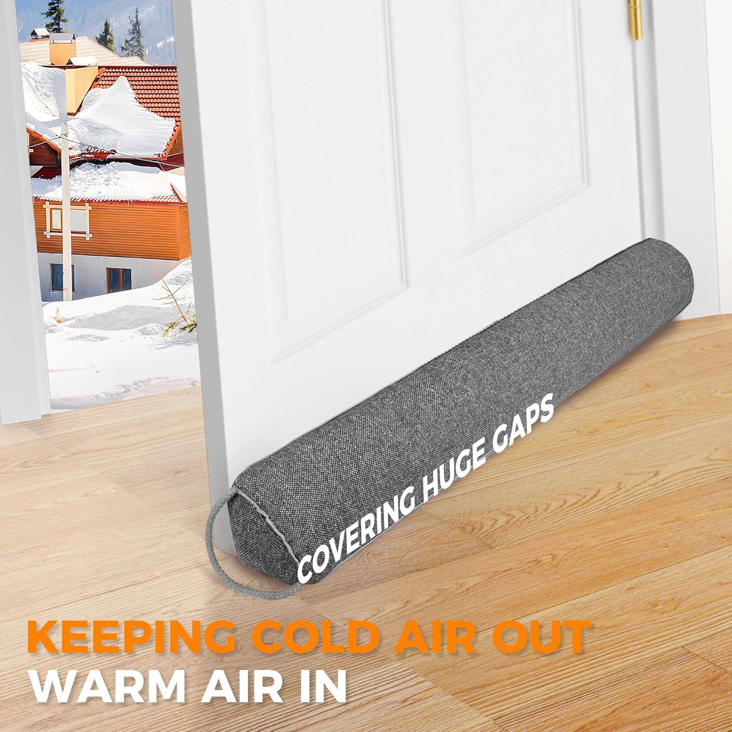 TORRAMI 32 Inch Heavy Draft Stopper Dark Gray