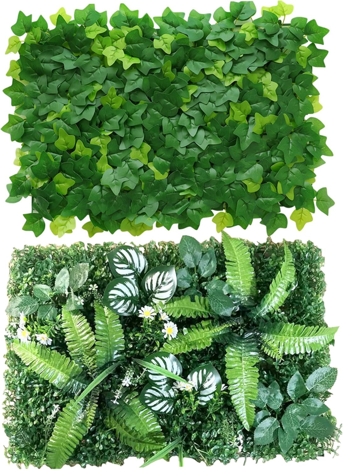 Nassmoss Artificial Plant Wall Panels 16x24in Realistic Greenery Decor