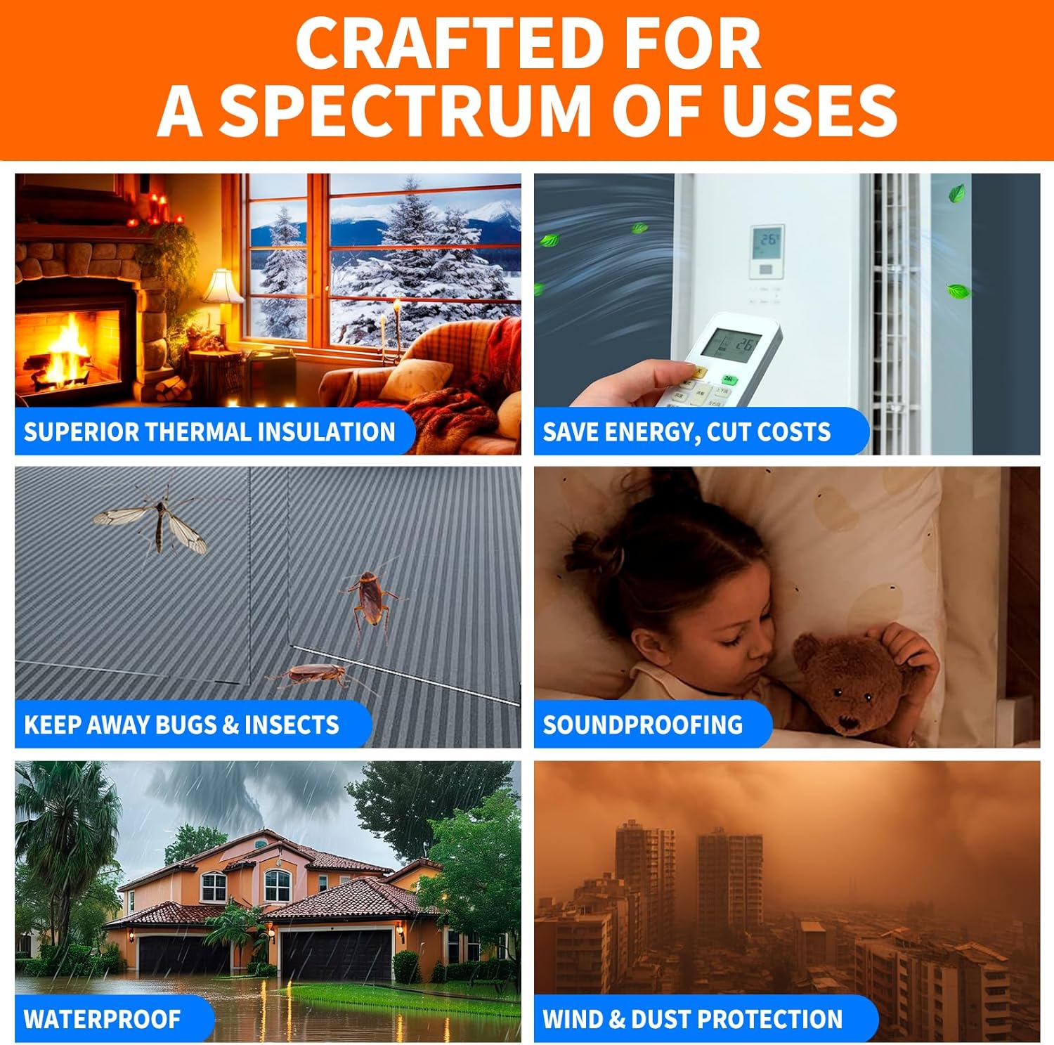 Silicone Door Draft Stopper Transparent Weather Stripping for Windproof and Sound Insulation