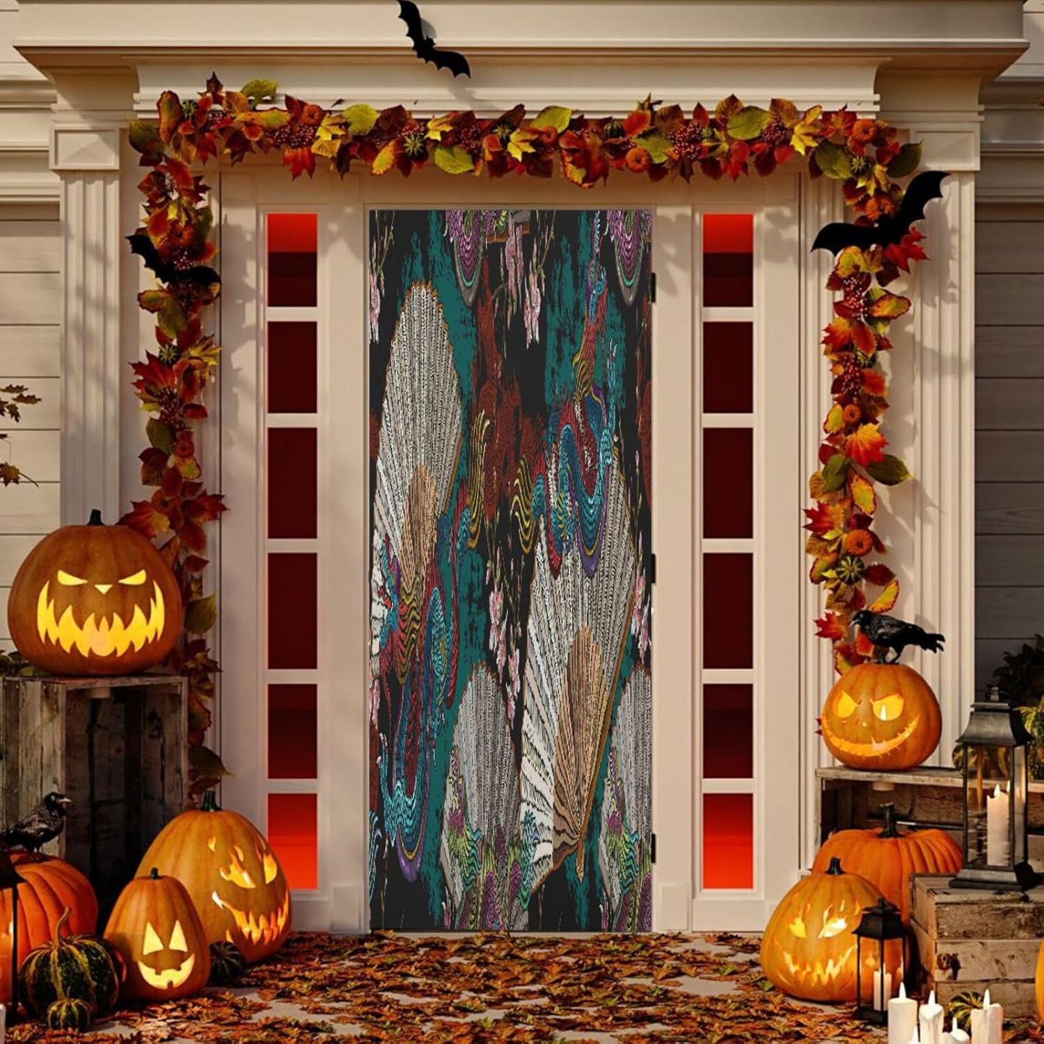 Susiyo Asian Dragon Halloween Door Cover 32x79in
