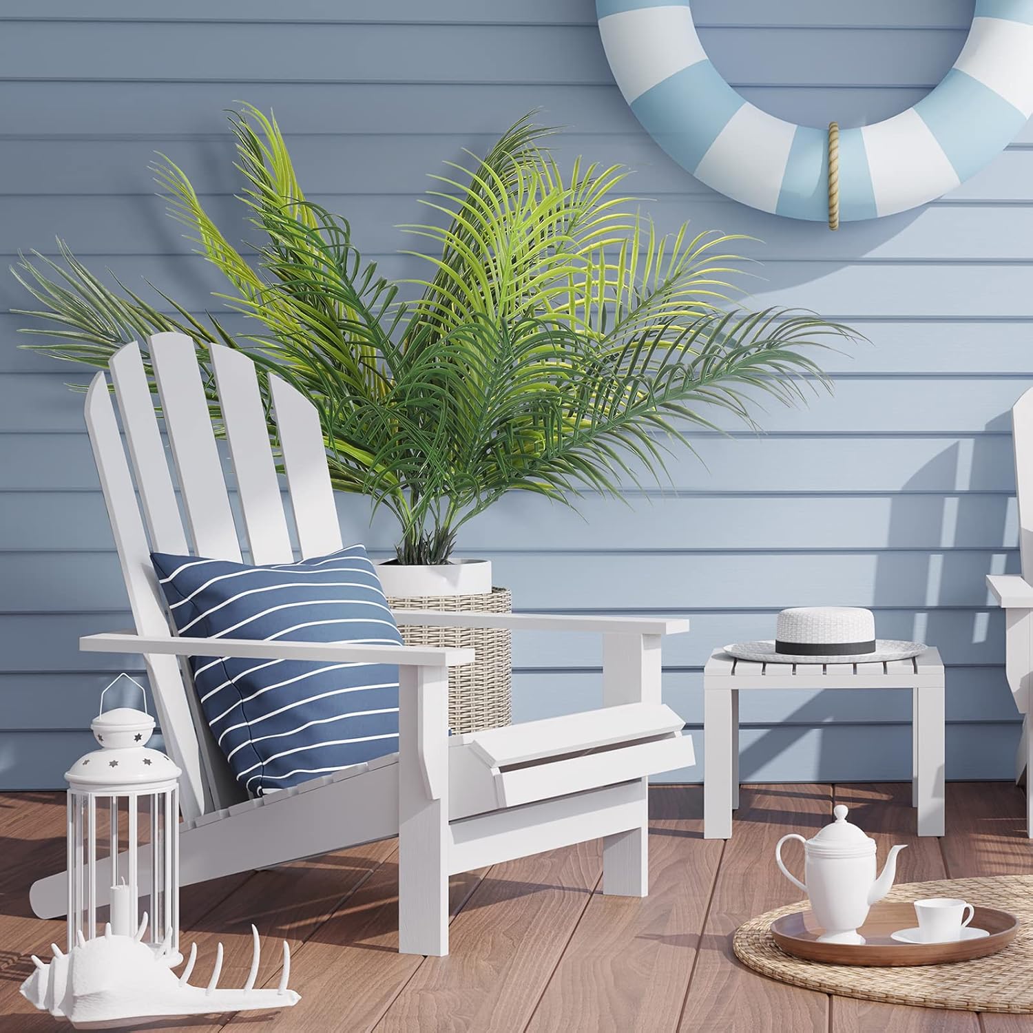 Faux Palm Leaves Artificial Plants for Home Decor