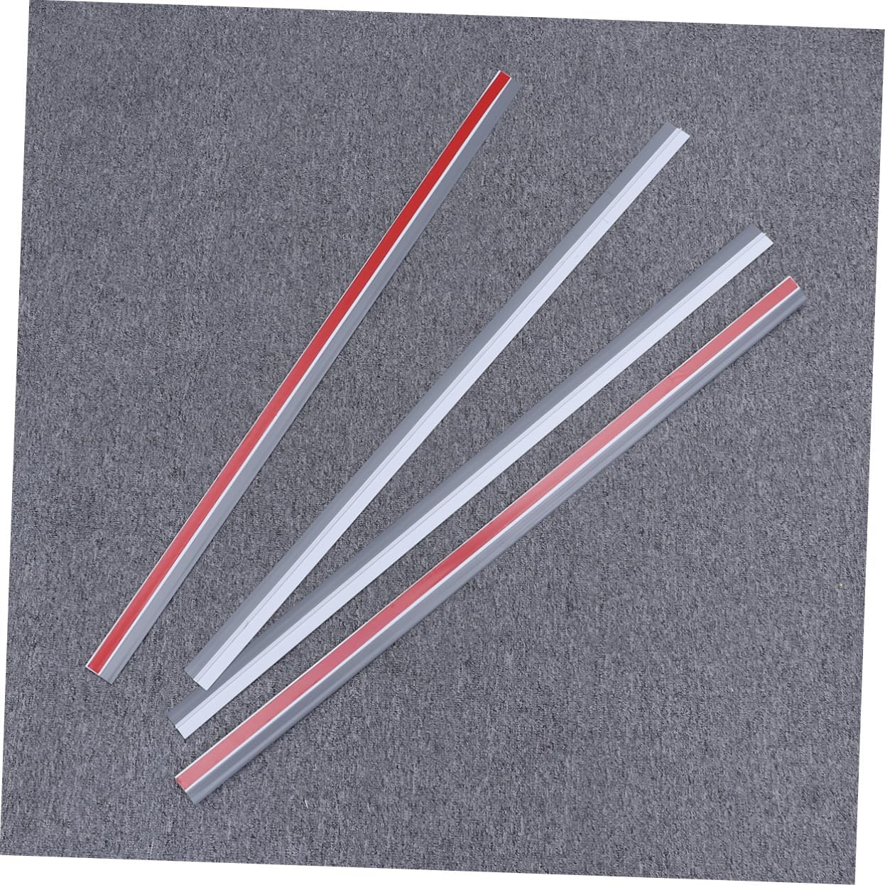 PRETYZOOM 4pcs Transparent Door Draft Stopper Soundproof Seal Strip