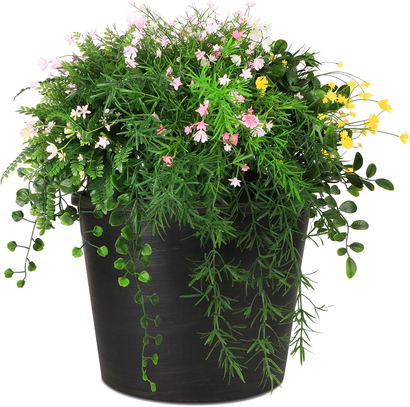 5 in 1 Artificial Plants Set for Home and Office Decor