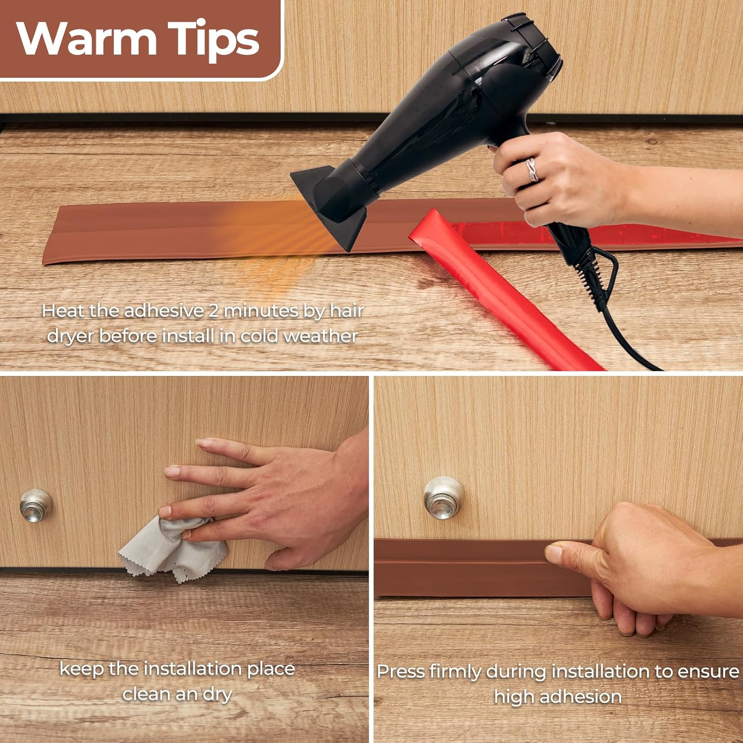 Ohuhu Door Draft Stopper Weather Stripping