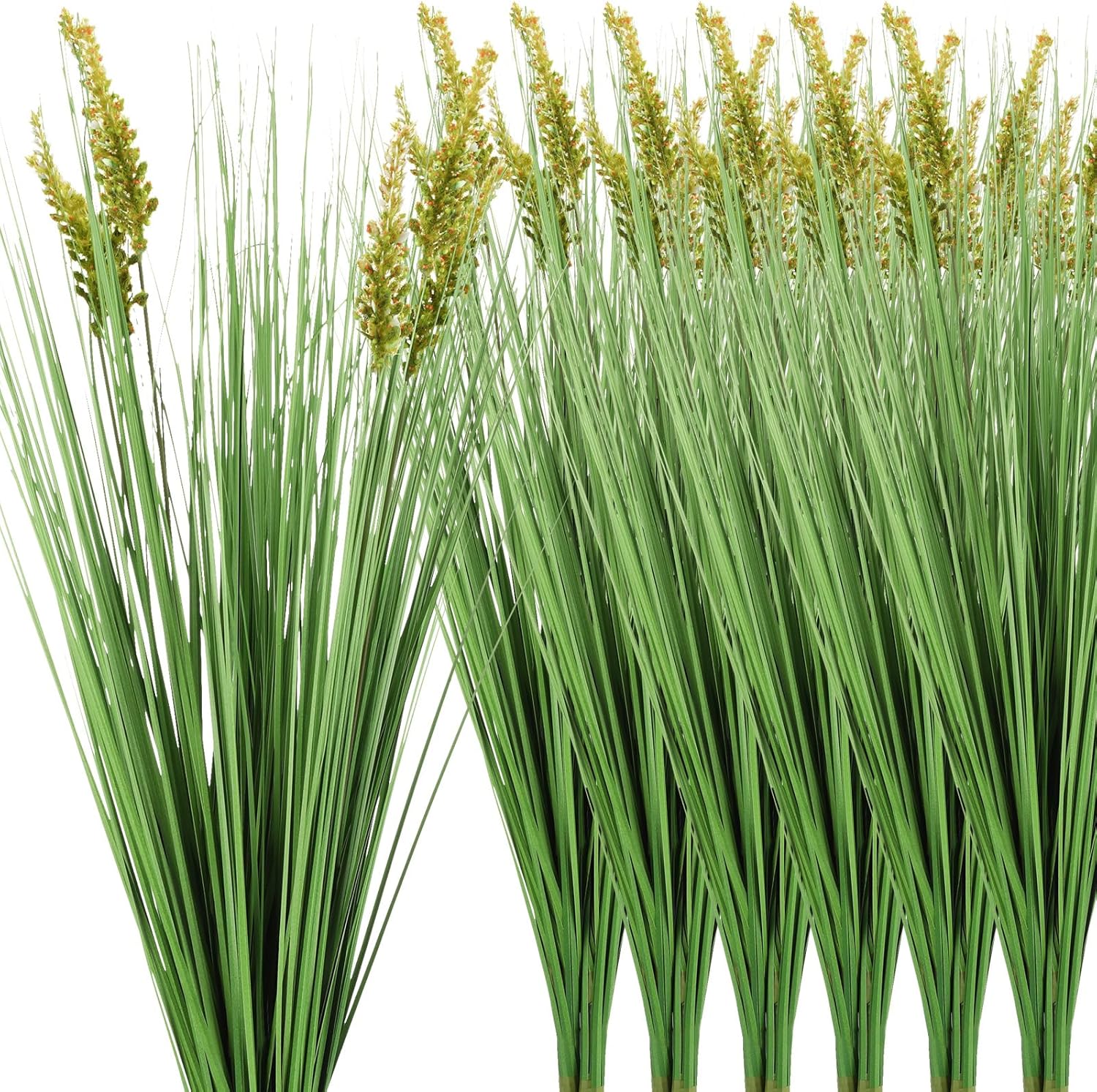 12 Pcs Artificial Tall Onion Grass for Garden Home Decor