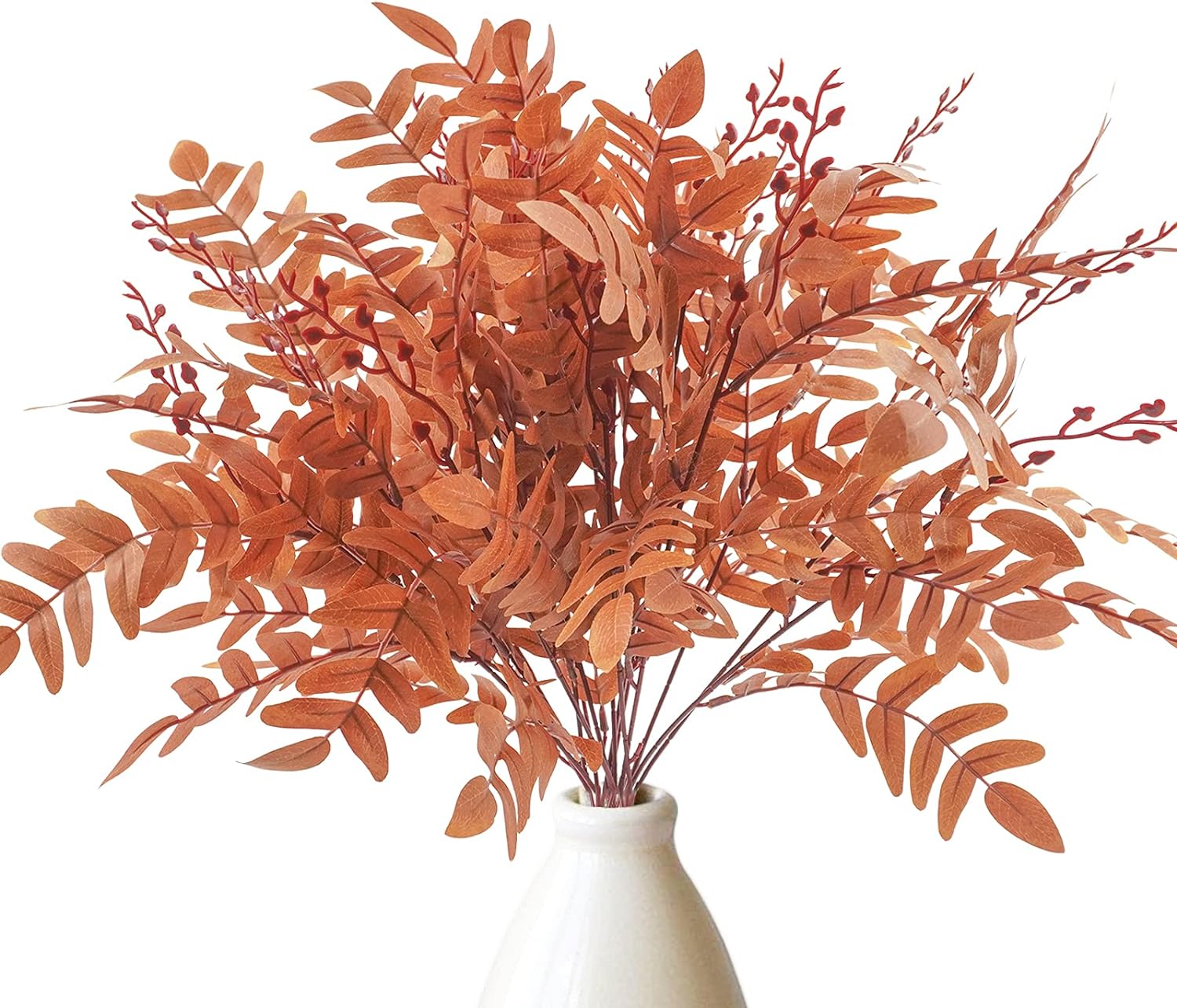 3pcs Artificial Greenery Stems Fake Ferns Plants for Home and Garden