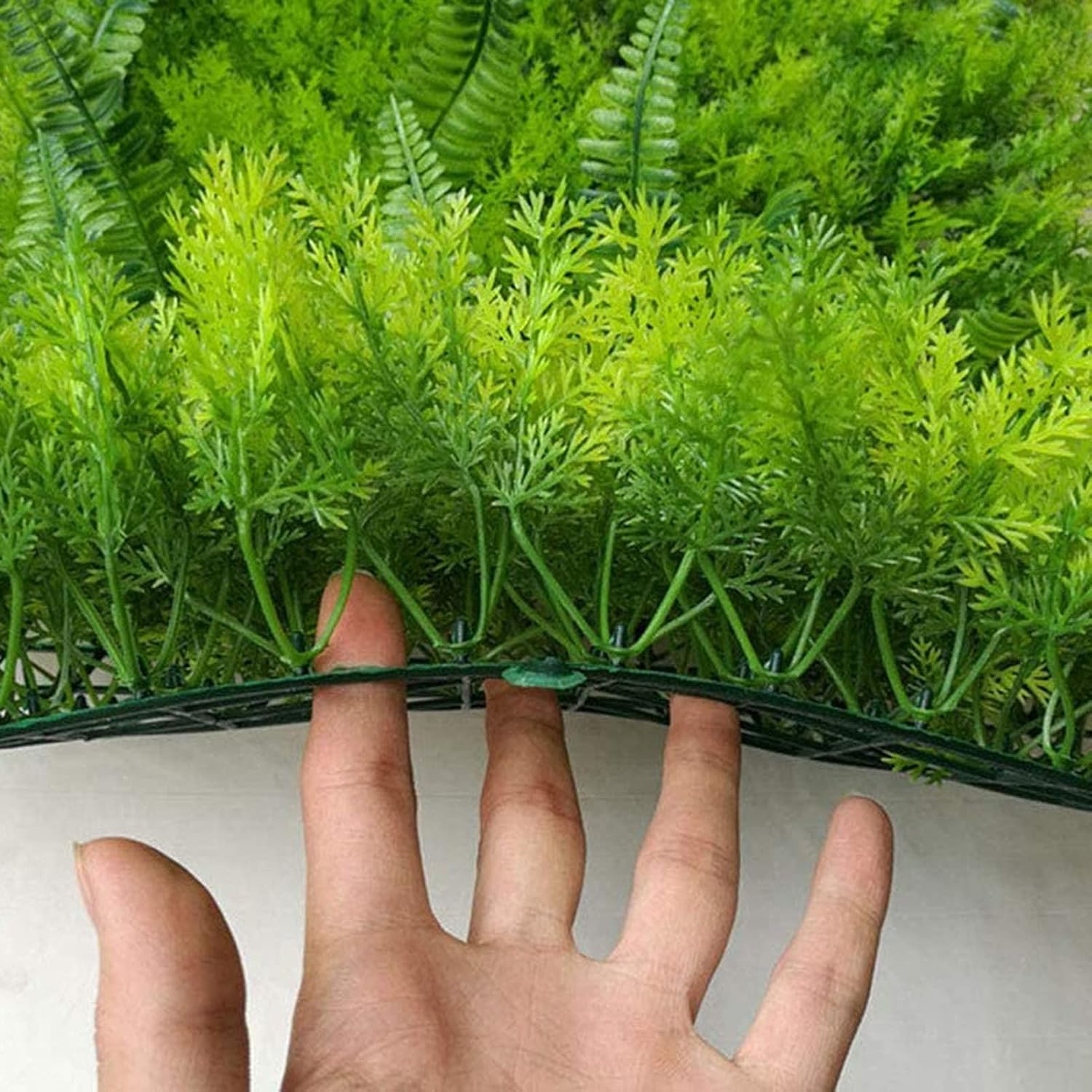 Faux Boxwood Hedge Panels 24pcs for Indoor and Outdoor Decor