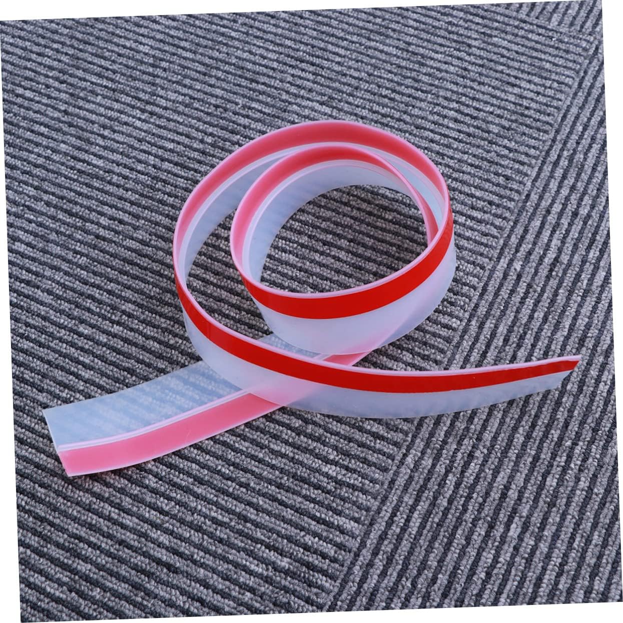 1m Adhesive Silicone Door Bottom Tape Sound Insulation Draft Stopper for Doors