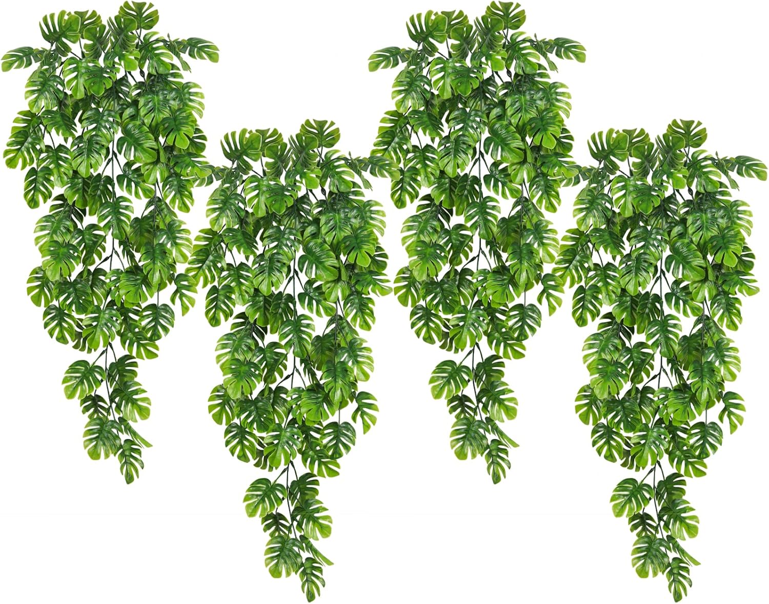 RECUTMS Artificial Hanging Plants 4Pcs Set