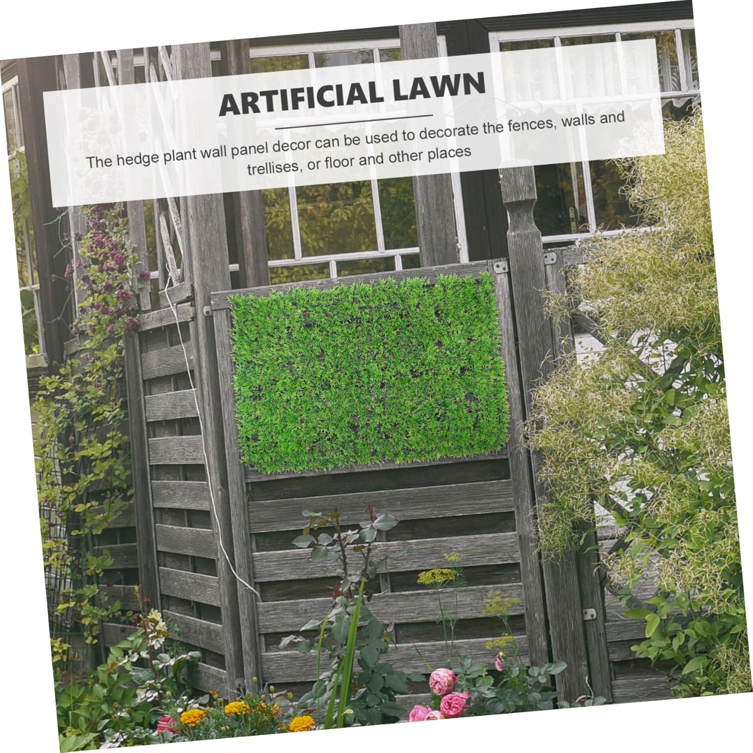 PRETYZOOM Artificial Wall Plants Decor for Home and Events