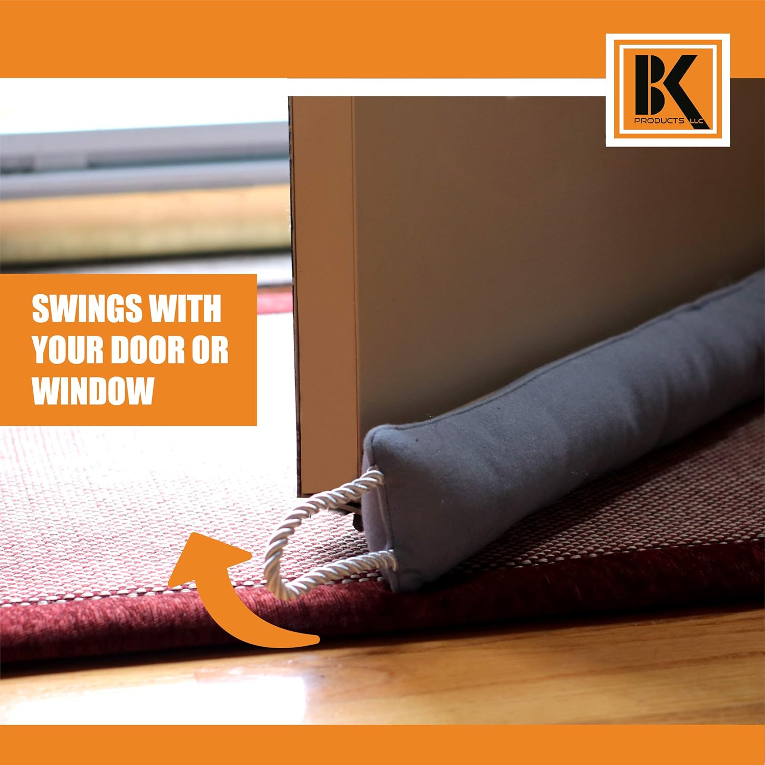 BK Door Draft Stopper 37 Inch Energy Saver