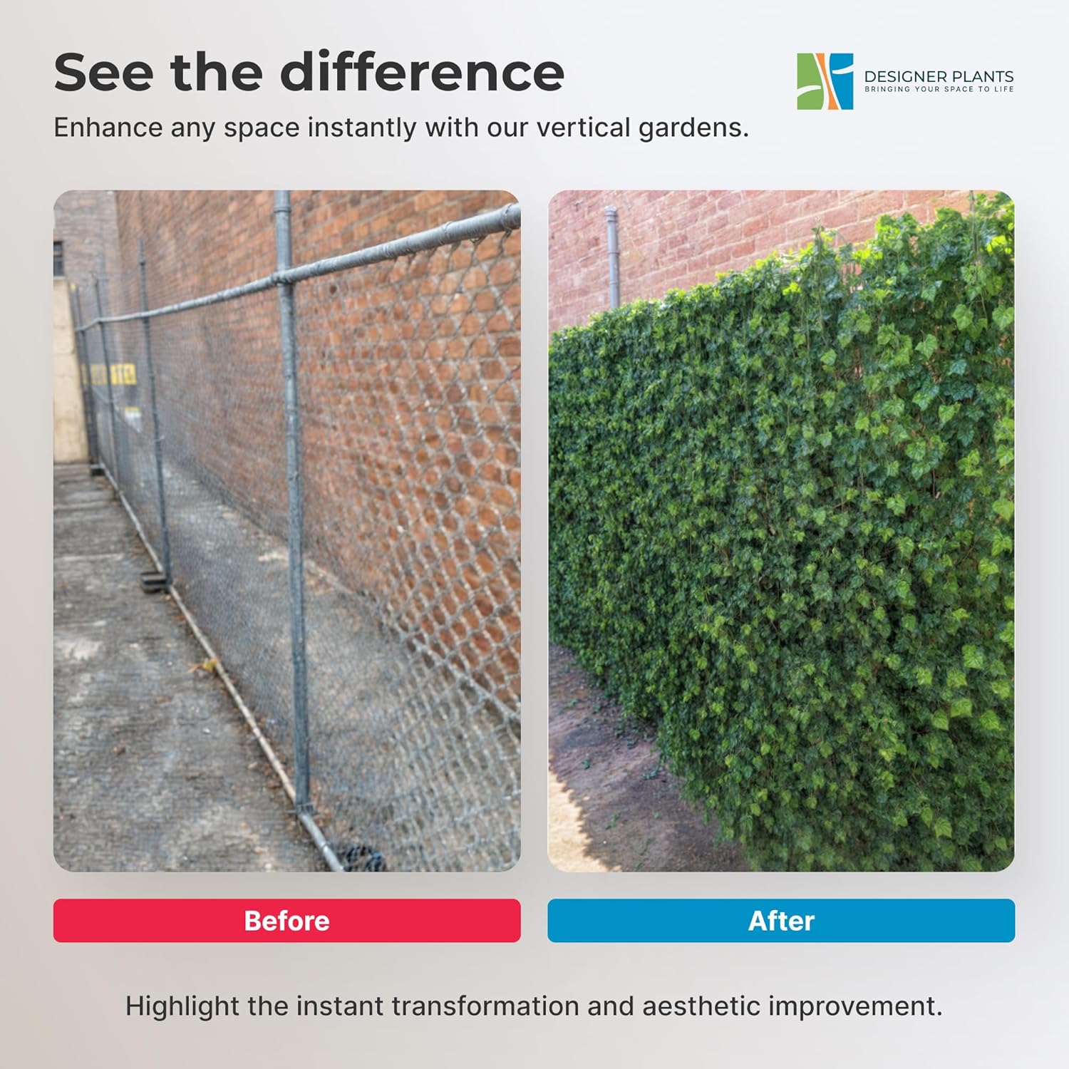 Boston Ivy Wall Panels Artificial Green Wall Decor for Indoor and Outdoor