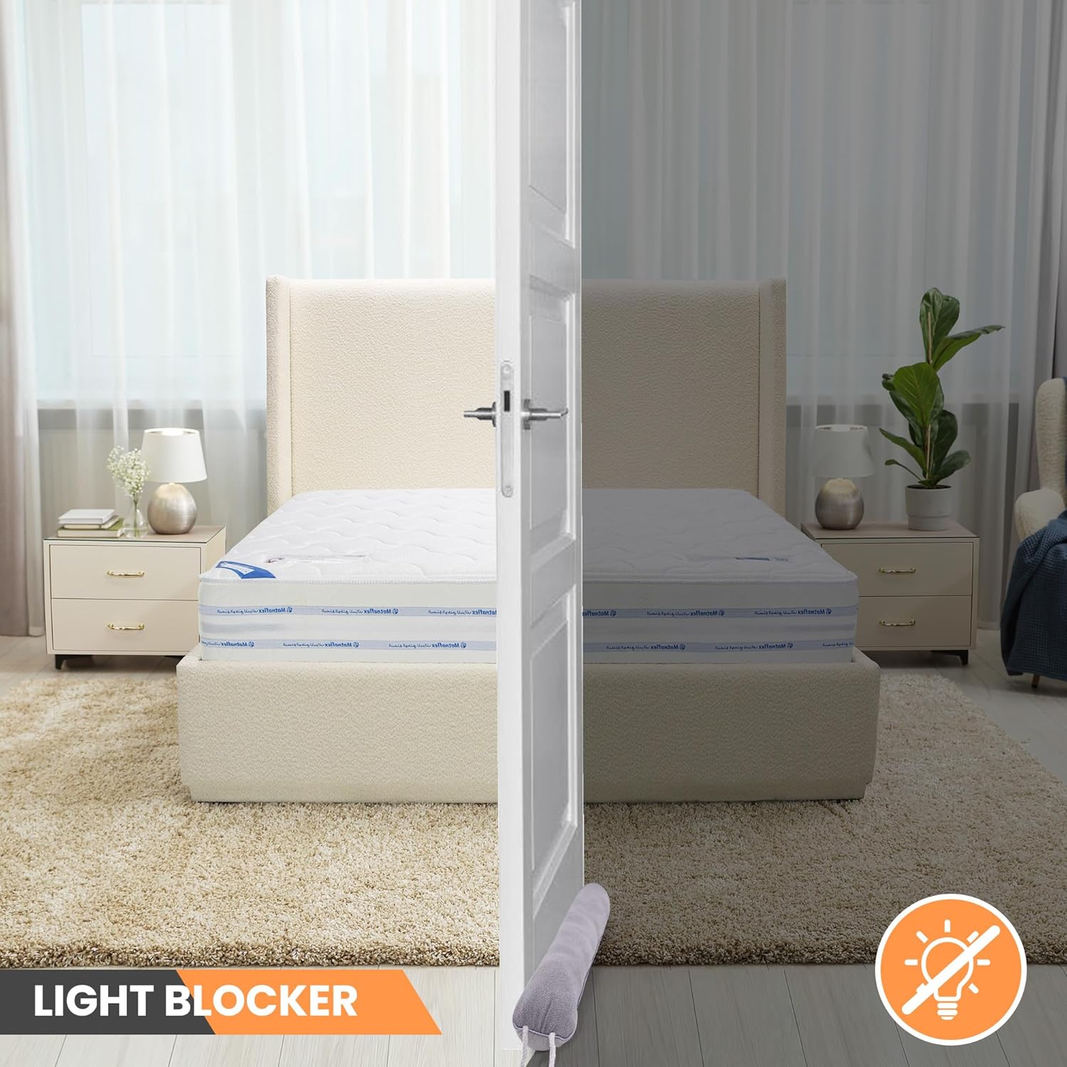 TRIOSEA Under Door Draft Stopper 36 Inch