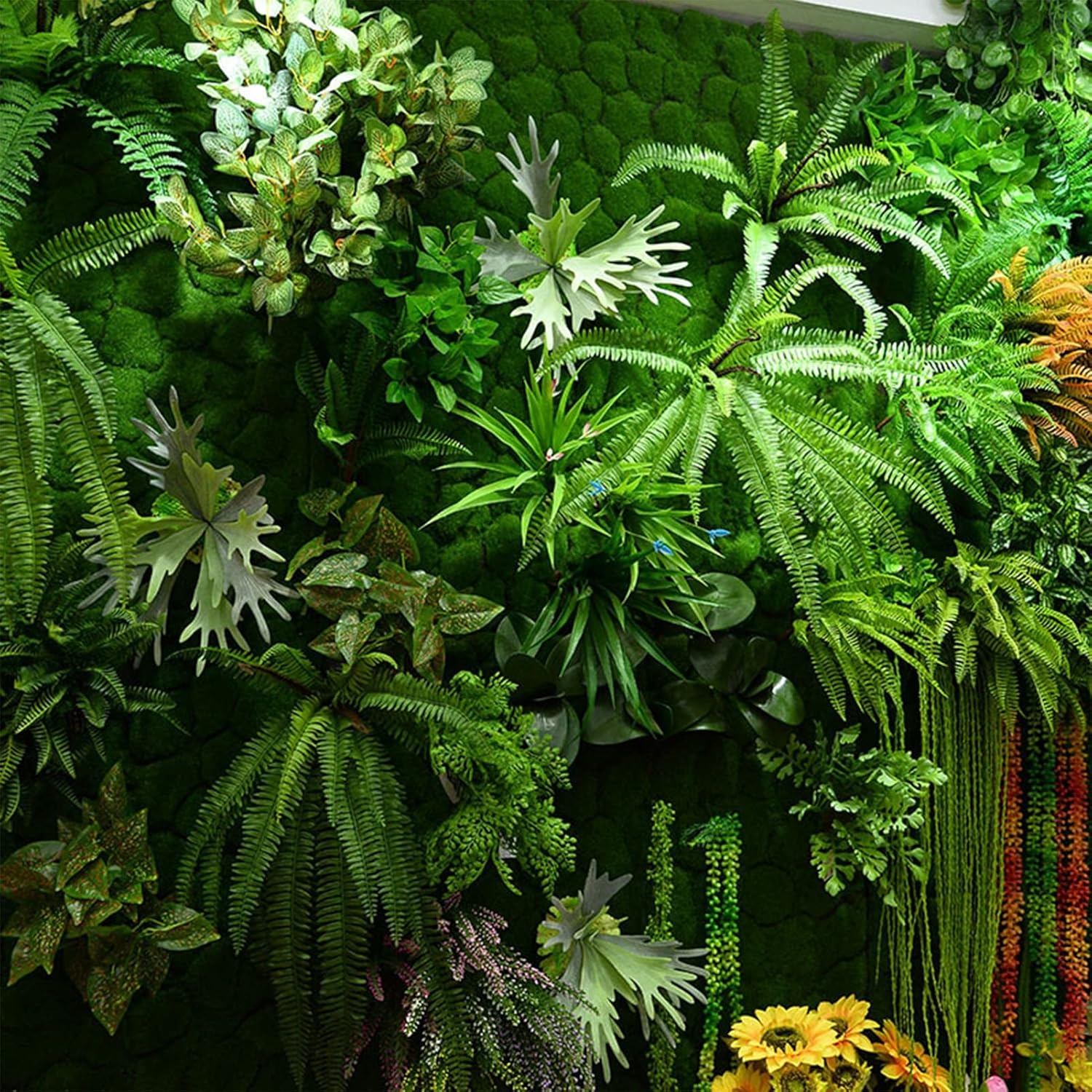 Artificial Boxwood Panels for Wall Decor and Event Backdrop