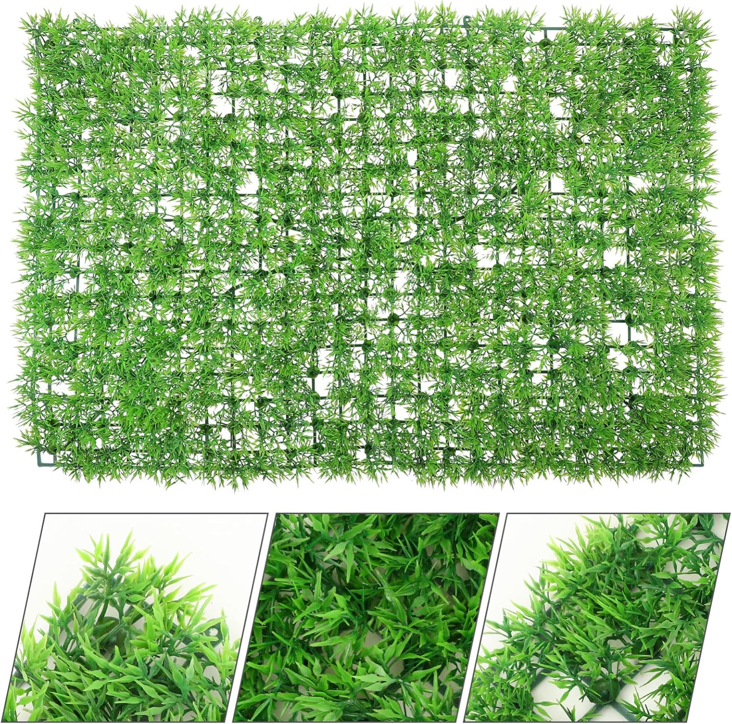 PRETYZOOM Artificial Hedge Plant Wall Panel Wedding Decor Home Decor No Water Needed
