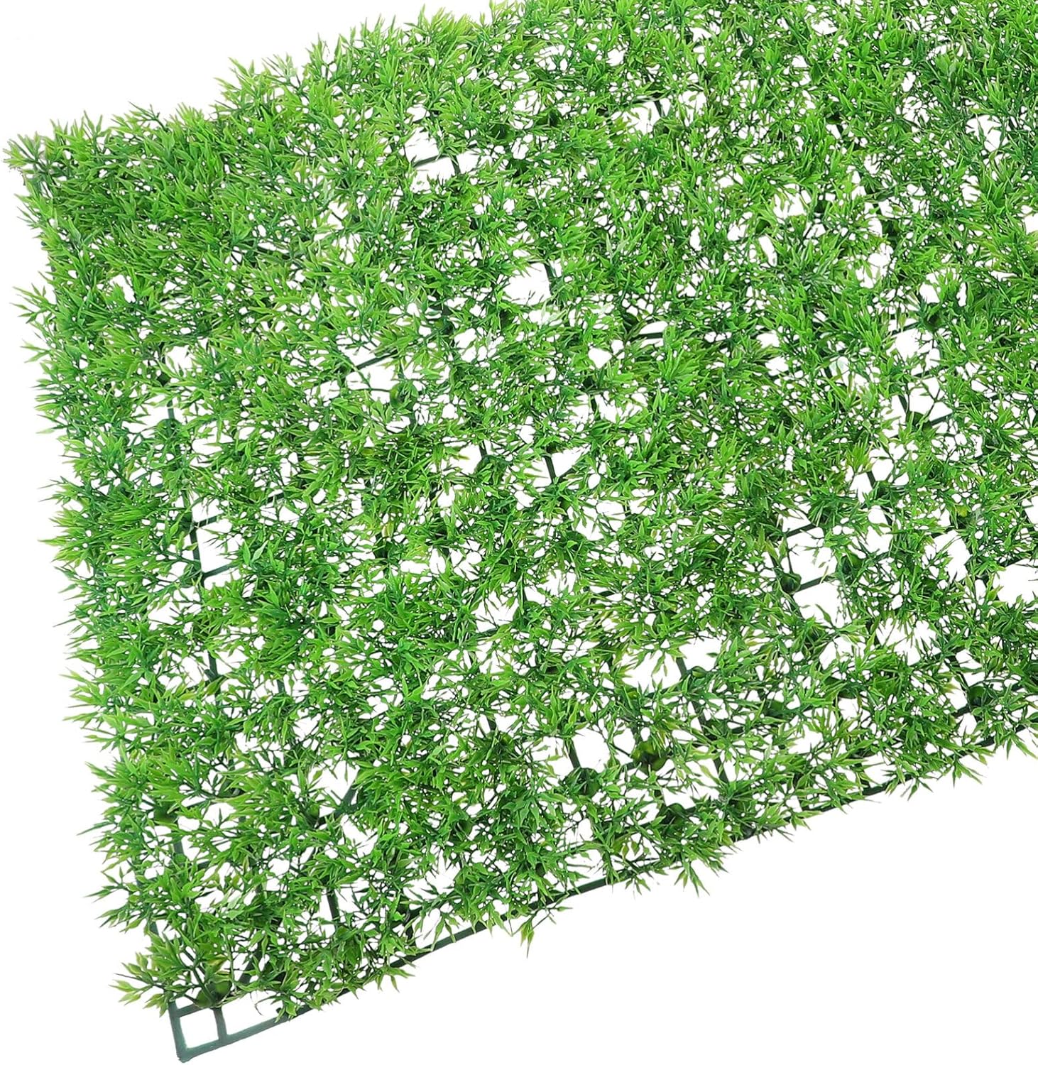 VOSAREA Artificial Plants Wall Panel Faux Grass Decor