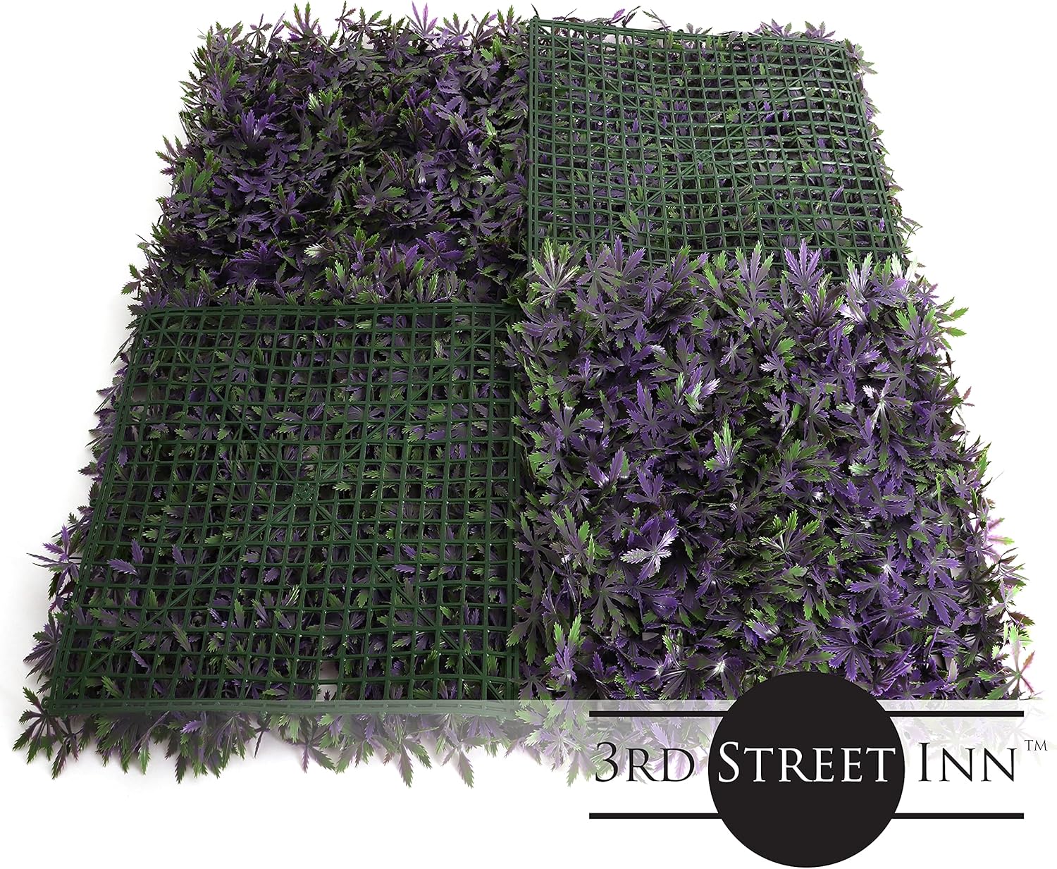 Artificial Cannabis Leaf Panels - 4 Pack Purple Haze