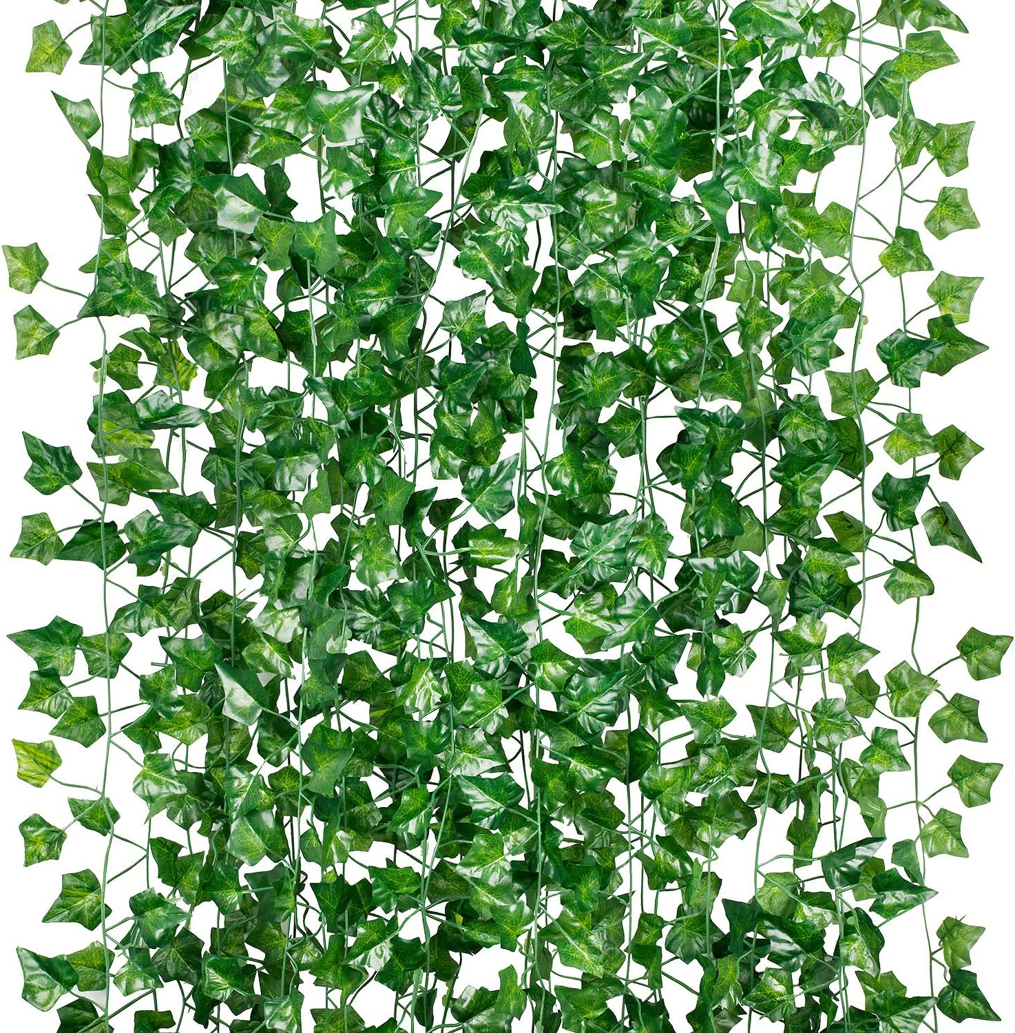 GPARK 24 Pack Artificial Ivy Garland Leaves