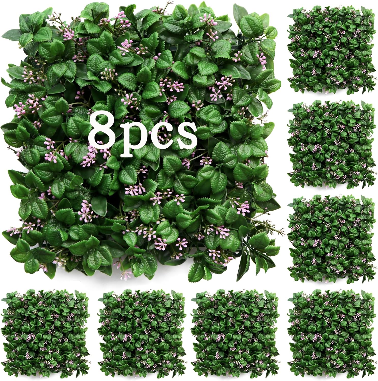 Artificial Grass Wall Panels 8pcs 10x10 Decor Backdrop