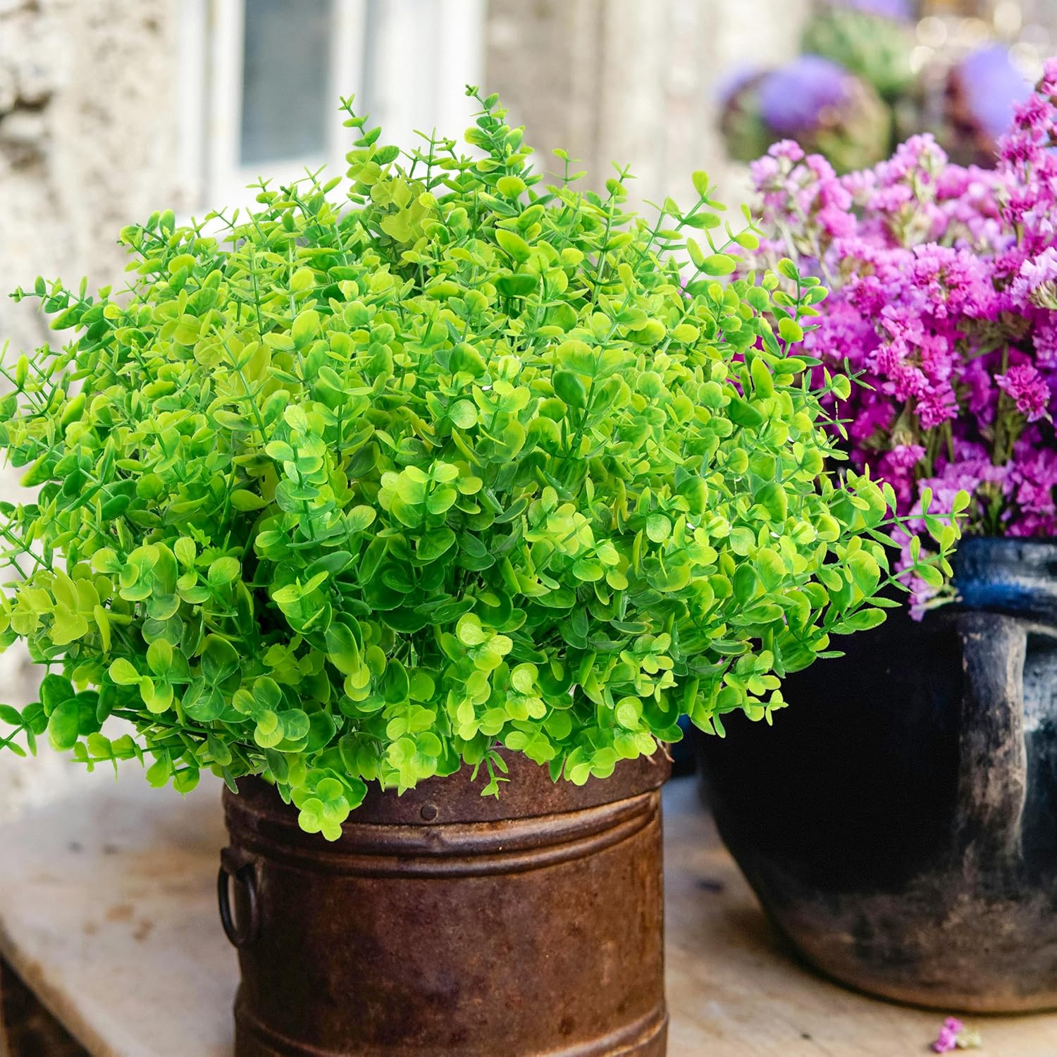 Artificial Plants for Outdoors 10 Bundles UV Resistant